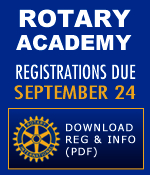Rotary Academy Applications Due September 24